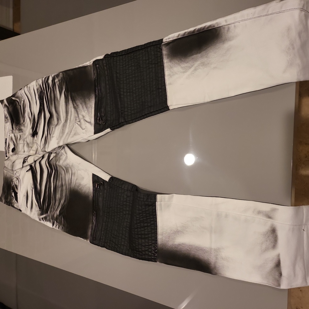 White & Black Jeans